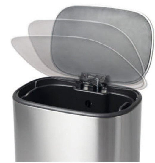 Ведро для мусора Mixxus Cubic-TC0112 SS Color 12л нержавейка MI7089