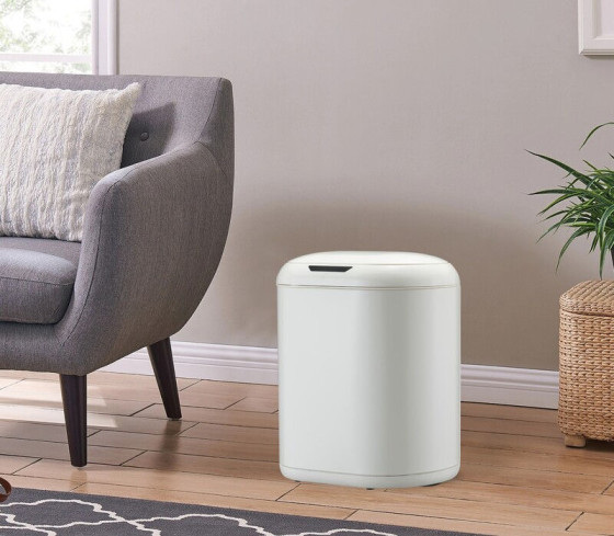 Ведро для мусора Mixxus Premium Topper-TC0112 White 12л белый (MI7082)