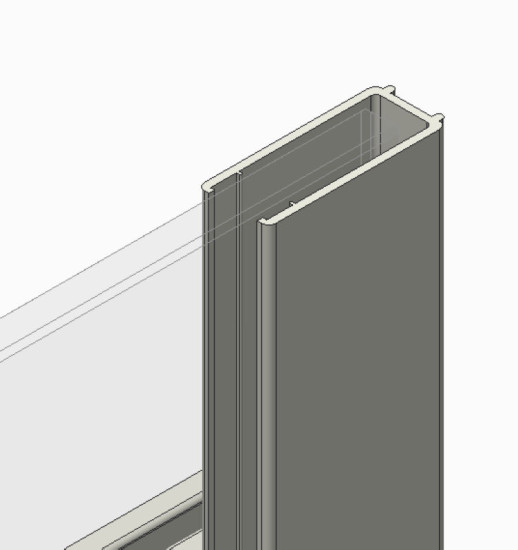 Душові двері Koer SR SD01-120x200-TR-12 прозоре скло Easy Clean 8мм, матове золото (KR5377)