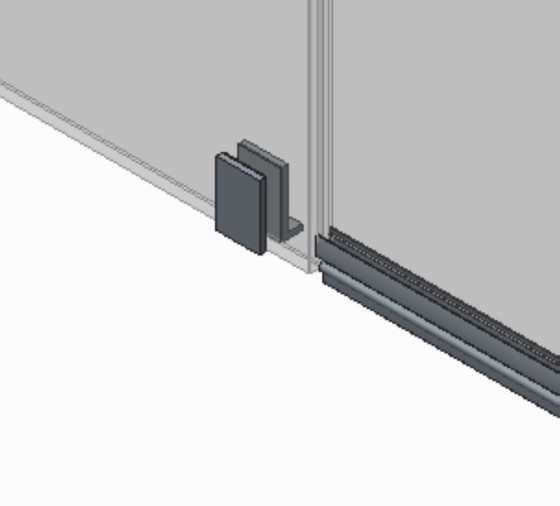 Душові двері Koer SR SD04-120x200-TR-07 прозоре скло Easy Clean 10мм, графіт (KR5388)