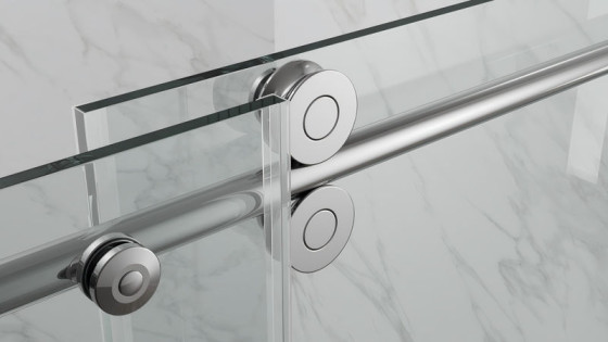 Душові двері Koer SR SD06-120x220-TR-01 прозоре скло Easy Clean 8мм, хром (KR5367)