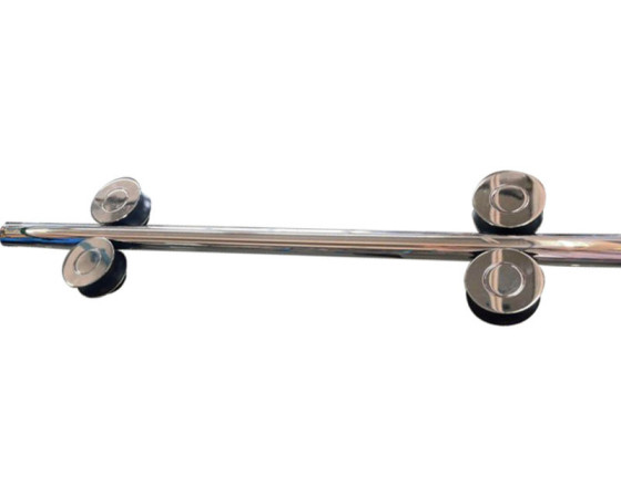 Душові двері Koer SR SD06-120x220-TR-01 прозоре скло Easy Clean 8мм, хром (KR5367)