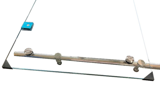 Душові двері Koer SR SD06-120x220-TR-01 прозоре скло Easy Clean 8мм, хром (KR5367)