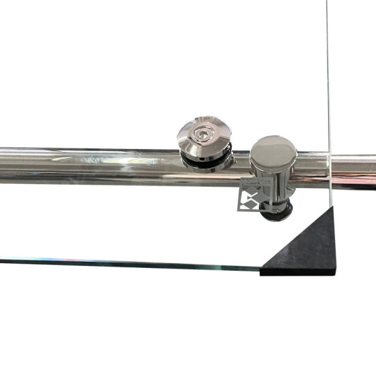 Душові двері Koer SR SD06-120x220-TR-01 прозоре скло Easy Clean 8мм, хром (KR5367)