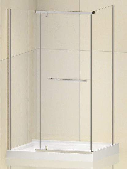 Душова кабіна Koer SR SC01-120x80x200-TR-01 прозоре скло Easy Clean 8мм, хром (KR5353)