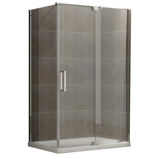 Душова кабіна Koer SR SC02-100x80x200-TR-01 прозоре скло Easy Clean 8мм, хром (KR5355)