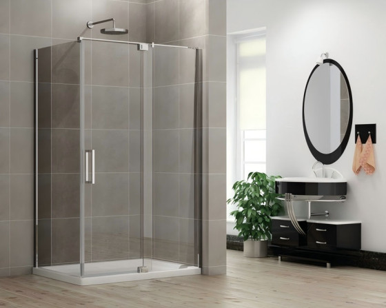 Душова кабіна Koer SR SC02-120x90x200-TR-01 прозоре скло Easy Clean 8мм, хром (KR5354)