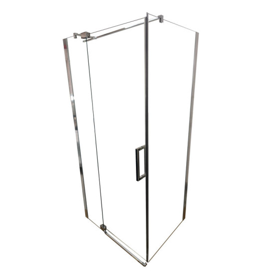 Душова кабіна Koer SR SC02-120x90x200-TR-01 прозоре скло Easy Clean 8мм, хром (KR5354)