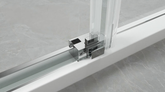 Душова кабіна Koer SR SC03-100x100x200-TR-01 прозоре скло Easy Clean 6мм, хром (KR5357)