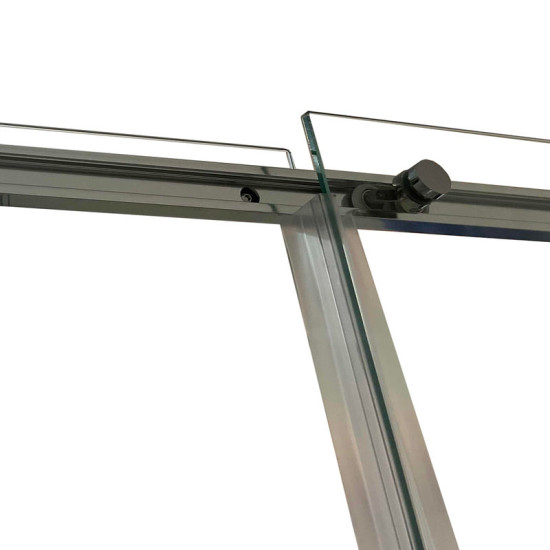 Душевая кабина Koer SR SC03-90x90x200-TR-01 прозрачное стекло Easy Clean 6мм, хром (KR5356)