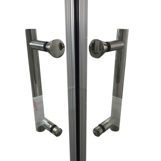 Душевая кабина Koer SR SC03-90x90x200-TR-01 прозрачное стекло Easy Clean 6мм, хром (KR5356)