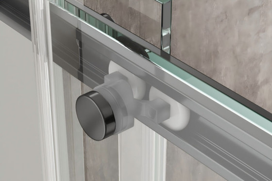 Душевая кабина Koer SR SC03-90x90x200-TR-07 прозрачное стекло Easy Clean 6мм, графит (KR5359)