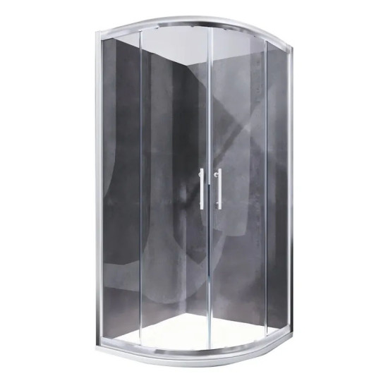 Душова кабіна Koer SR SC04-90x90x195-TR-01 прозоре скло Easy Clean 5мм, хром (KR5360)