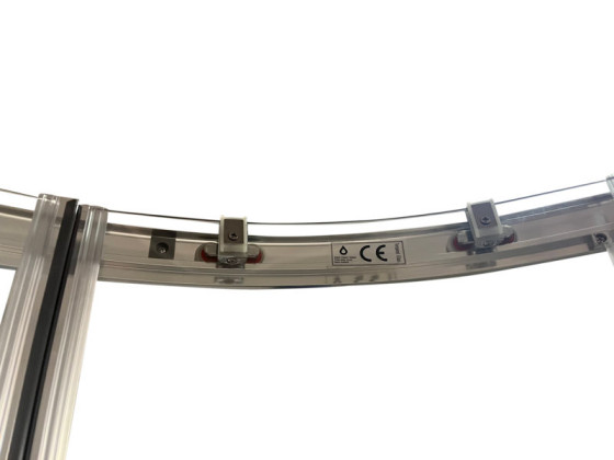 Душова кабіна Koer SR SC04-90x90x195-TR-01 прозоре скло Easy Clean 5мм, хром (KR5360)