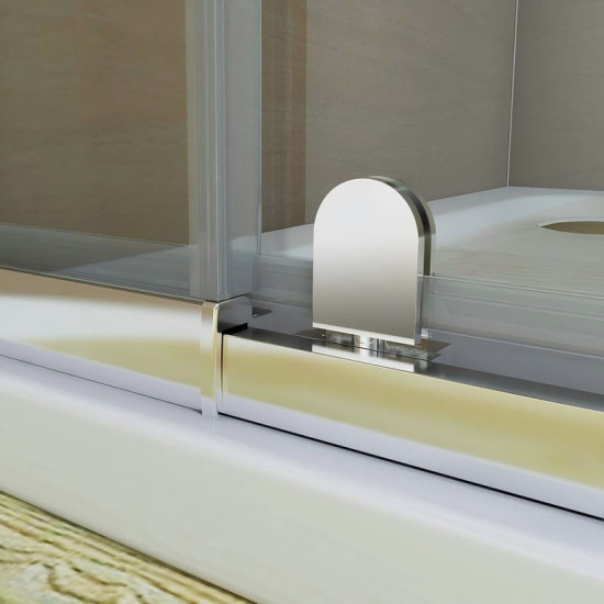 Душова кабіна Koer SR SC05-90x90x195-TR-01 прозоре скло Easy Clean 6мм, хром (KR5363)