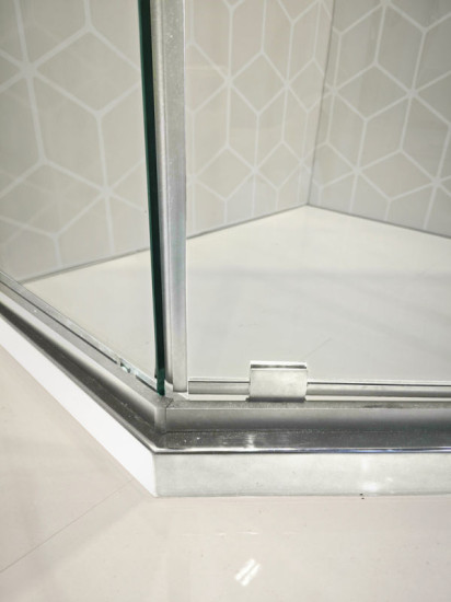 Душова кабіна Koer SR SC06-90x90x200-TR-01 прозоре скло Easy Clean 8мм, хром (KR5364)