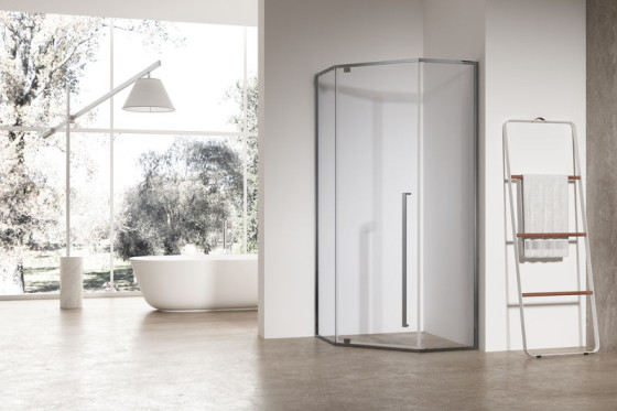 Душова кабіна Koer SR SC06-90x90x200-TR-07 прозоре скло Easy Clean 8мм, графіт (KR5366)