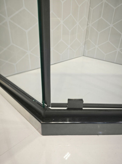 Душова кабіна Koer SR SC06-90x90x200-TR-07 прозоре скло Easy Clean 8мм, графіт (KR5366)