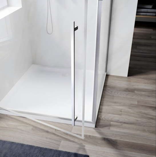 Душевая кабина Koer SR SC08-90x90x200-TR-01 прозрачное стекло Easy Clean 6мм, хром (KR5371)