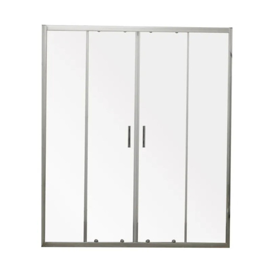 Душові двері Mixxus Premium Diverse SD01-160x185-TR Chrome 5мм (MI6875)