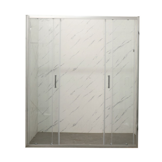 Душові двері Mixxus Premium Diverse SD01-160x185-TR Chrome 5мм (MI6875)