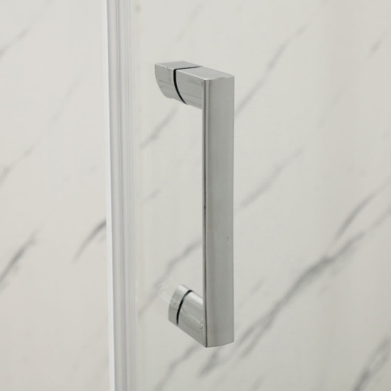 Душові двері Mixxus Premium Diverse SD01-160x185-TR Chrome 5мм (MI6875)