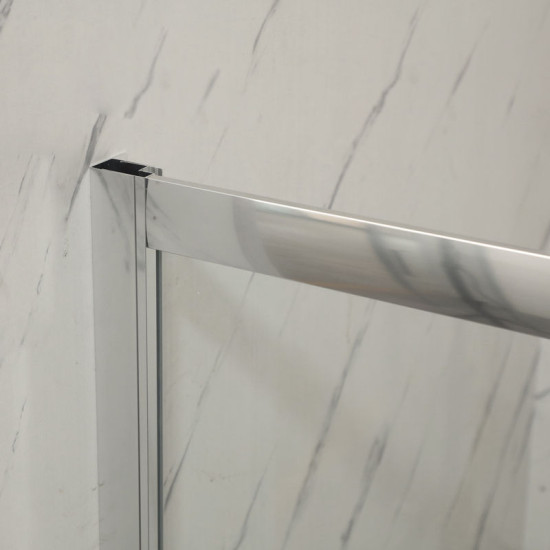 Душові двері Mixxus Premium Diverse SD01-160x185-TR Chrome 5мм (MI6875)