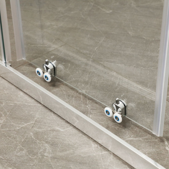 Душові двері Mixxus Premium Diverse SD01-160x185-TR Chrome 5мм (MI6875)