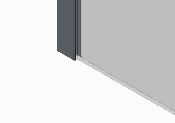 Душевая перегородка Koer SR SP03-30x200-TR-01 Walk-In (двиг. часть) прозрачное стекло Easy Clean 8мм, хром (KR5399)