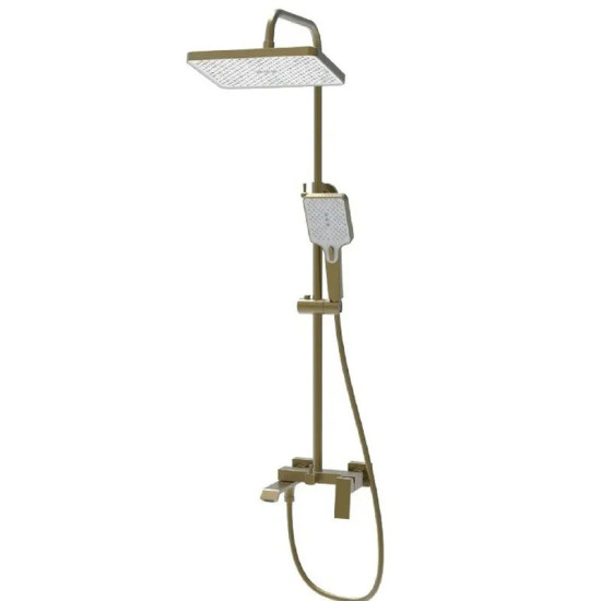 Душевая система Haiba GAUDI 009-J BRUSHED GOLD (HB9584)