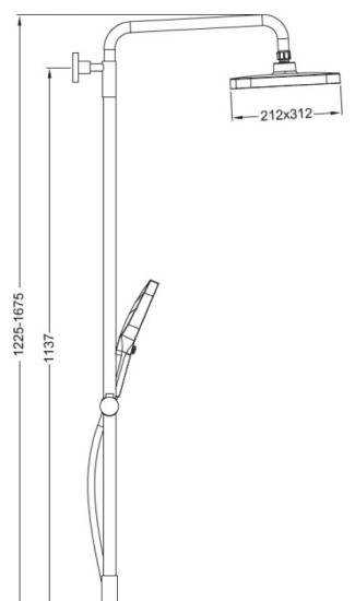 Душова система Koer KB-56030-07 (KR5429)