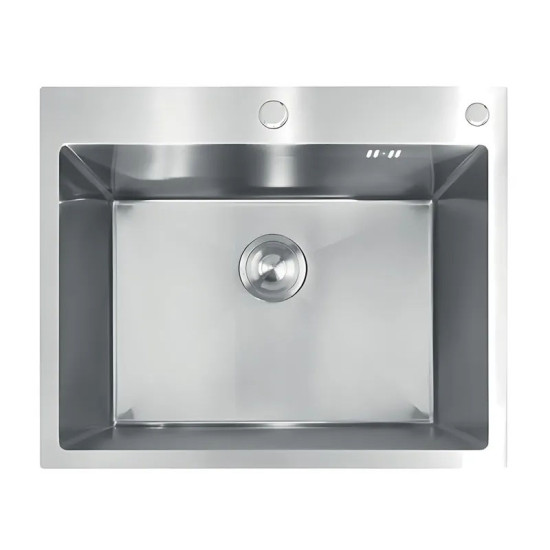 Кухонная мойка Mixxus MH6050 Decor Nano-Silver (3.0/0.8) нержавейка (MI7043)