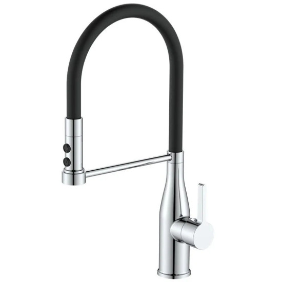 Кухонний змішувач Mixxus Premium Summer 017 REFL.Black (MI6960)