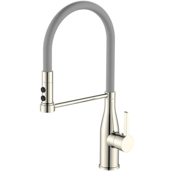 Кухонний змішувач Mixxus Premium Summer 017 SS COLOR REFL.GREY (MI6963)