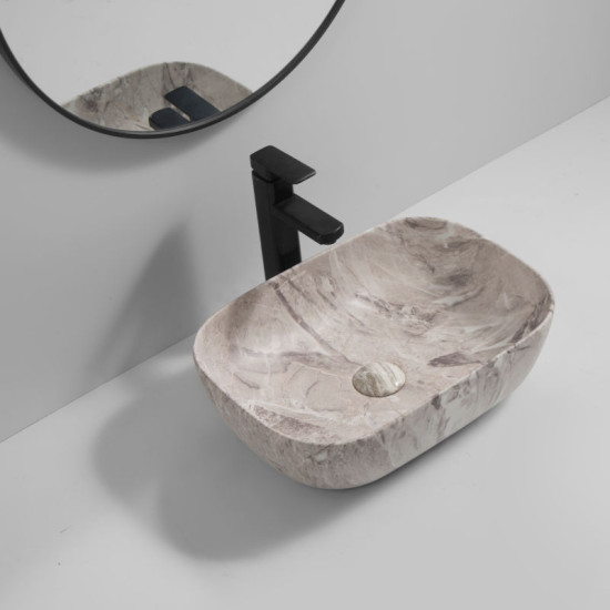 Раковина Mixxus Premium Diverse-0113 Marble 455х325х135 (MP6544)