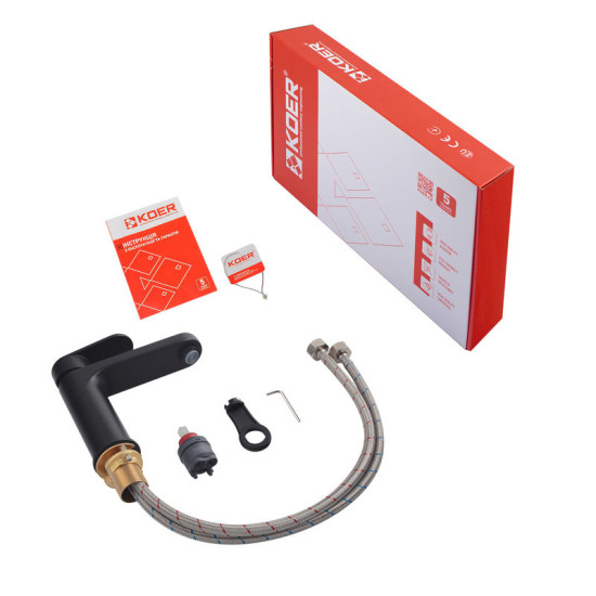 Змішувач для раковини Koer KB-10030-05 (KR5425)