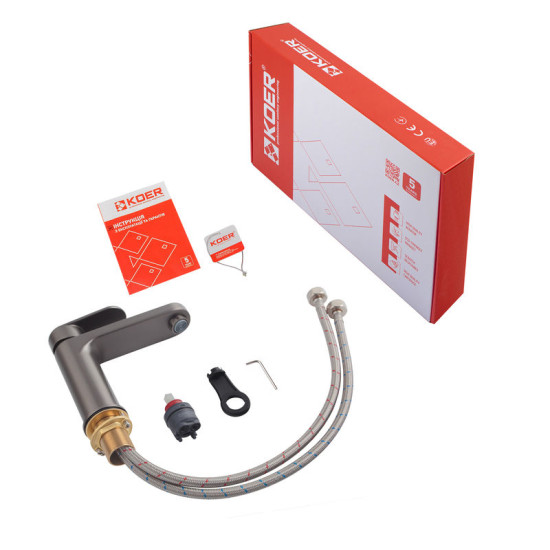 Змішувач для раковини Koer KB-10030-07 (KR5426)