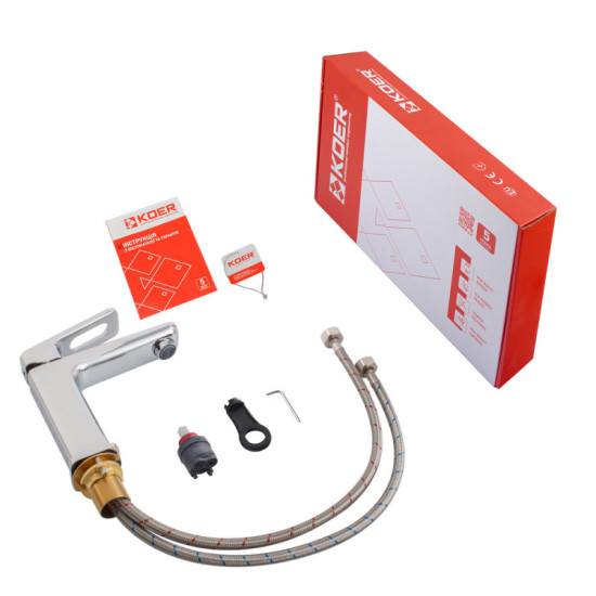 Змішувач для раковини Koer KB-10031-01 (KR5430)