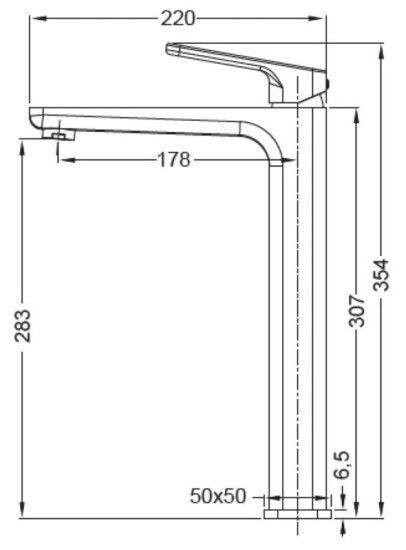 Змішувач для раковини Koer KB-11031-07 (KR5435)