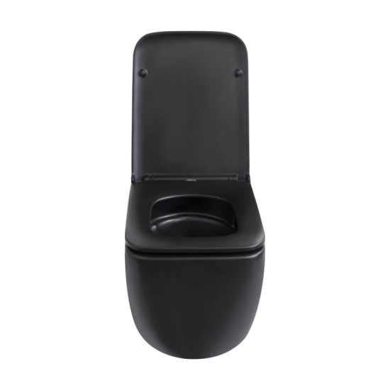 Унитаз подвесной Mixxus Premium Diverse-0301-T1 Black 530х365х373 TORNADO 1.0 (MP6600)