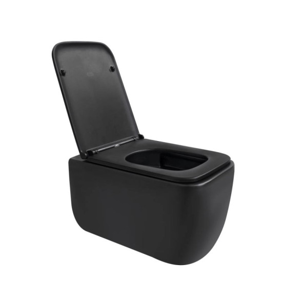 Унитаз подвесной Mixxus Premium Diverse-0301-T1 Black 530х365х373 TORNADO 1.0 (MP6600)