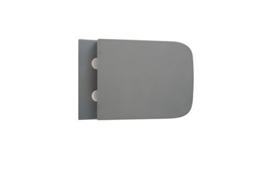 Унитаз подвесной Mixxus Premium QUADRO-0305-R Gray 510x350x345 RIMLESS (MP6656)