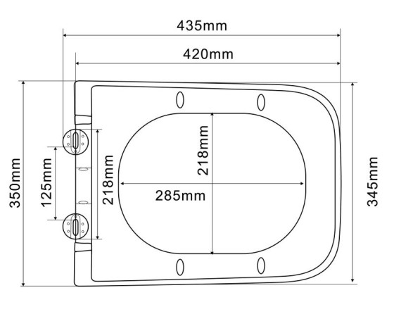 Унитаз подвесной Mixxus Premium QUADRO-0305-R Gray 510x350x345 RIMLESS (MP6656)