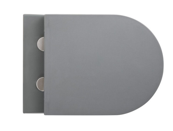 Унітаз підвісний Mixxus Premium TOPPER-0303-R Gray 495x370x350 RIMLESS (MP6657)