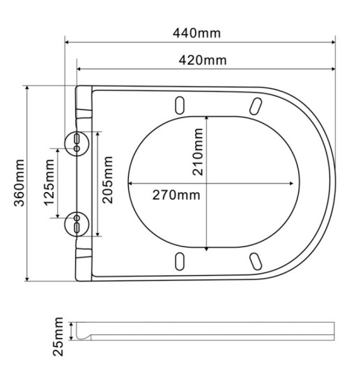 Унитаз-биде подвесной Mixxus Premium ELLIPSE-1301-R 500x365x350 RIMLESS (MP6659)