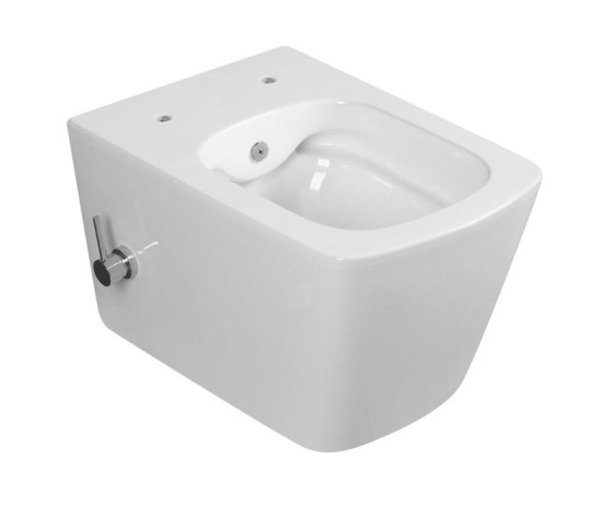Унитаз-биде подвесной Mixxus Premium QUADRO-1301-R 510x350x345 RIMLESS (MP6658)