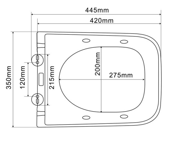 Унитаз-биде подвесной Mixxus Premium QUADRO-1301-R 510x350x345 RIMLESS (MP6658)