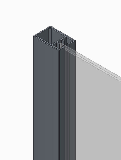 Шторка на ванну Koer SR BS04-95x140-TR-01 прозрачное стекло 6мм, хром (KR5403)
