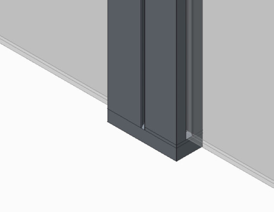 Шторка на ванну Koer SR BS04-95x140-TR-01 прозрачное стекло 6мм, хром (KR5403)