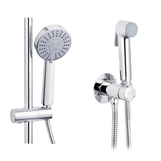Душевая система Kroner Armada-C064K + Hagen-C010 + Bidet-C082